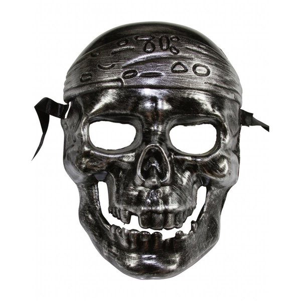 Perfectpretend Vintage Silver Skull Mask PE2606761